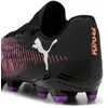 Image de Puma Chaussures De Football Future 8 Play Fg/Ag Unisexe, Chaussures, Noir/Blanc/Glowing Rouge, 45