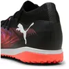 Image de Puma Chaussures De Football Future 8 Match Tt Unisexe, Chaussures, Noir/Blanc/Glowing Rouge, 40.5