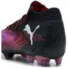 Image de Puma Chaussures De Football Future 8 Ultimate Fg Unisexe, Chaussures, Noir/Blanc/Glowing Rouge, 44.5