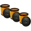 Image de vhbw Lot de 3x filtres Ã  cartouche compatible avec Parkside (Lidl) PNTS 1400 C1, 1400 F2, 1400 E2, 1400 D1 aspirateur - Filtre plissÃ©