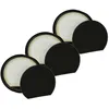 Image de vhbw 3x Filtre compatible avec Bosch BGS05AAA2, BGS05X240 aspirateur - filtre de sortie d'air, noir / blanc