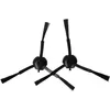 Image de VHBW vhbw 2x Brosse latérale compatible avec Dreame L10s Pro Ultra, L20 Ultra, S10, S10 Plus robot aspirateur - Lot de brosses, noir