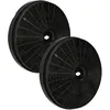 Image de vhbw 2x Filtres Ã  charbon actif compatible avec Elica FS 301 GE 60A GA2L 258156343901 hotte aspirante - 20 cm