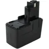 Image de VHBW vhbw Batterie remplacement pour Bosch 2 607 335 254, 2 607 335 241, BAT001, 2 610 910 400, 2 607 335 469 pour outil électrique (2000 mAh, NiMH, 9,6 V)