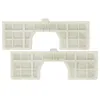 Image de vhbw 2x filtre compatible avec Samsung Navibot SR8847, SR8848, SR8849, SR8877, SR8850, SR8855, SR8857, SR8875 aspirateur - filtre blanc