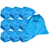 Image de vhbw 10x Filtre textiles compatible avec KÃ¤rcher NT27/1, NT 27/1 ADV, NT 27/1 aspirateur sec et humide - Sac filtrant, lavable bleu