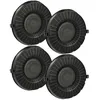 Image de vhbw 4x Filtres Ã  charbon actif compatible avec Candy CFT62/2N, CFT62/2W, CFT62/2X, CFT620, CFT910/2SX, CFT922W, CTF620/2W hotte aspirante