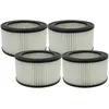 Image de VHBW vhbw 4x filtre compatible avec Germania 20l (175100109) aspirateur de cendres - filtre HEPA noir / blanc