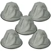 Image de vhbw 5x Filtres Ã  sac remplacement pour 5900779934771 pour aspirateur de cheminÃ©e, aspirateur Ã  cendres - Filtre de rechange, lavable noir / gris