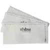 Image de vhbw 3x Filtre compatible avec Miele S 4000 - S 8999, S 290 - S 291, S 300 - S 899, S 269i - S 282i aspirateur - filtre de sortie d'air, blanc