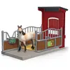 Image de Schleich schleich FARM WORLD Box avec Jument Mustang