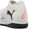Image de Puma Chaussures De Football Future 8 Pro Cage Unisexe, Chaussures, Blanc/Noir/Glowing Rouge, 43