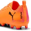 Image de Puma Chaussures De Football Future 8 Play Fg/Ag Enfant Et Adolescent, Chaussures, Heat Fire/Noir/Ravish, 38.5