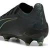 Image de Puma Chaussures De Football Ultra 6 Ultimate Fg Unisexe, Chaussures, Noir/Fizzy Light/Vert Terrain, 42