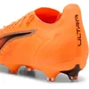 Image de Puma Puma Chaussures De Football Ultra 6 Pro Fg/Ag Unisexe, Chaussures, Heat Fire/Noir/Glowing Rouge, 42