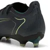 Image de Puma Chaussures De Football Ultra 6 Pro Fg/Ag Unisexe, Chaussures, Noir/Fizzy Light/Vert Terrain, 41
