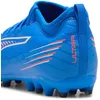Image de Puma Puma Chaussures De Football Ultra 6 Match Mg Enfant Et Adolescent, Chaussures, Ultra Bleu/Blanc/Glowing Rouge, 37