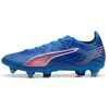 Image de Puma Chaussure De Football Ultra 6 Match Mxsg Unisexe, Chaussures, Ultra Bleu/Blanc/Glowing Rouge, 43