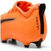 Image de Puma Chaussures De Football Ultra 6 Match Fg/Ag Enfant Et Adolescent, Chaussures, Heat Fire/Noir/Glowing Rouge, 34