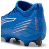 Image de Puma Chaussures De Football Ultra 6 Match Fg/Ag Enfant Et Adolescent, Chaussures, Ultra Bleu/Blanc/Glowing Rouge, 35.5