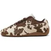 Image de Puma Sneakers Speedcat Cow Print Femme, Chaussures, Chocolate Marron/Gum, 40