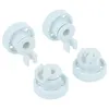 Image de vhbw 4x Roulette pour panier infÃ©rieur compatible avec Airlux lave-vaisselle - DiamÃ¨tre 14 mm