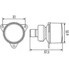 Image de Hella 2ba 008 221-001 Feu Clignotant Py21w