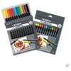 Image de 24 Feutres-Pinceaux Aqua Brush Duo - Lyra