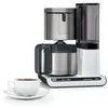 Image de Cafetière Bosch TKA8A681 1100W 1L Réglage Automatique Minuteur Acier Inoxydable Blanc
