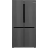 Image de Bosch Réfrigérateur multi-portes congélateur bas Bosch KFN96AXEA - Série 4 - Pose libre - 528 L - 183 x 90,5 x 73,1 cm - 4 portes - Wi-Fi - Acier brossé noir anti-traces