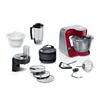 Image de Robot pÃ¢tissier Bosch SÃ©rie 4 avec balance MUM 5 1000 W Rouge, argent MUM5X734
