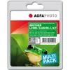 Image de Compatible Avec Brother Lc-1100-bk C M Y (lc1100valbpdr) Agfa Photo Apb1100setd Multipack Noir / Cyan / Magenta / Jaune