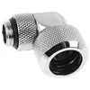 Image de Alphacool Eiszapfen 16 mm HardTube compression fitting 90° rotatable G1/4 - Raccord à angle de compression de système de refroidissement liquide - chrome
