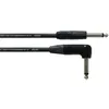 Image de Cordial - Cable cordial proline guitare/instrument jack mono / jack mono coudé 3m