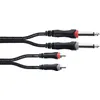 Image de Cordial EU6PC - Câble audio 2 jacks mono - 2 RCA mâles - 6 m