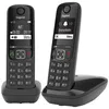 Image de Gigaset AS690 Duo - TÃ©lÃ©phone sans fil avec ID d'appelant - ECO DECT\GAP - blanc + combinÃ© supplÃ©mentaire