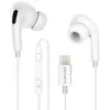 Image de Écouteurs Filaires USB-C Intra-auriculaire Télécommande Magnétique 4smarts Blanc