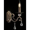 Image de Grace Applique Bougie Laiton & Cristal, 1 Lumière, E14