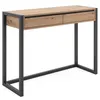 Image de Finori Table console Denver 44 Chêne artisanal et gris anthracite