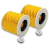 Image de vhbw 2x filtre Ã  cartouches pour aspirateur robot aspirateur multi-usages KÃ¤rcher WD 2.200, WD 2500 M, WD 3.200, WD 3.300 M, WD 3.500 P
