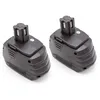 Image de VHBW vhbw 2x Batterie compatible avec Hilti SF4000-A, SF4000, SF180A, SF180-A, SF180, SFH181A, SFH181, SF4000A outil électrique (1500 mAh, NiMH, 18 V)