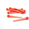 Image de vhbw 10x Lames compatible avec Gardena Comfort-Cut Li18/23R 9825, Li18/23R 9825-20 taille gazon - Lames de rechange, rouge, plastique