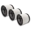 Image de vhbw 3x Filtres Ã  cartouche pour aspirateur aspirateur multifonctions aspirateur robot OBI NTS 20, NTS 30