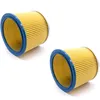 Image de VHBW vhbw 2x Filtre rond / filtre en lamelles pour aspirateur Aqua Vac 6201 A, 6309 P, 6400 F, 7402 B, 7402 P, 7403 B, 7403 P, 7407 P, 7408 P, 7409 P