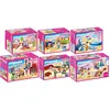 Image de Playmobil Dollhouse   70206+70207+70208+70209+70210+70211