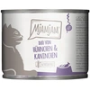 Image de 6x 200g MjAMjAM Duo poulet juteux & lapin à la courge cuite à la vapeur nourriture pour chat humide