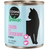 Image de 6x280g Cosma Nature filet de poulet, jambon de poulet - Pâtée pour chat