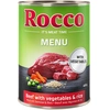 Image de 6x400g Rocco Menu boeuf, légumes, riz - Pâtée pour chien