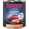 Image de 6x800g Rocco Classic boeuf, saumon - Pâtée pour chien