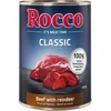 Image de 6x400g Rocco Classic boeuf, renne - Pâtée pour chien